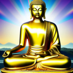 Buddha Andlig Statue T-Shirt