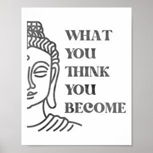 Buddha Andligt Citat, Buddhism Vintage, Vi älskar Poster