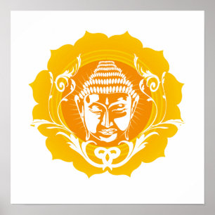 Buddha Ansikte Art Poster