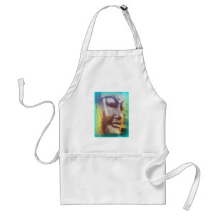 Buddha ansikte förkläde