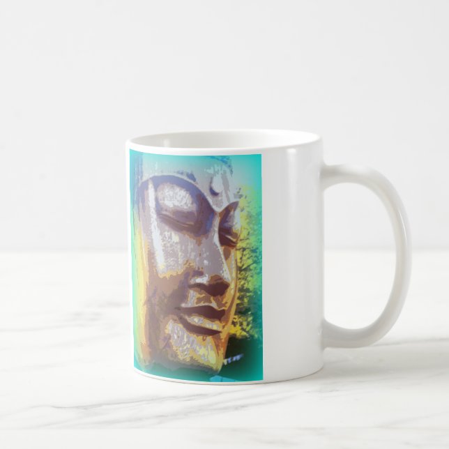 buddha ansikte kaffemugg (Höger)