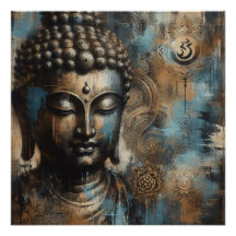 BUDDHA ANSIKTE PAINTING #4