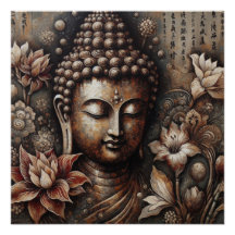 BUDDHA ANSIKTE PAINTING #5
