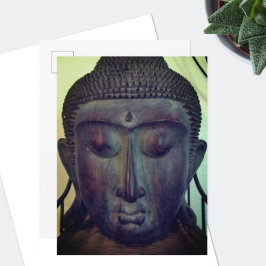 Buddha Ansikte Vykort