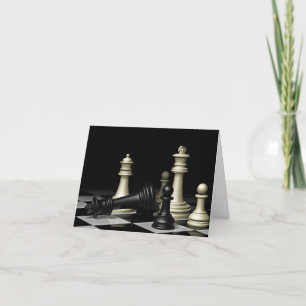 Buddha-anteckningskort för chess Board-spel Helgkort