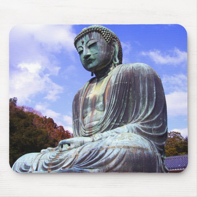Buddha av Kamikura 2 - mousepad Musmatta (Framsidan)