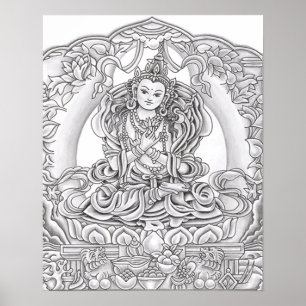 Buddha av medkänslatrycket poster