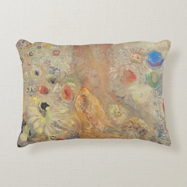 Buddha av Odilon Redon Prydnadskudde (Framsidan)