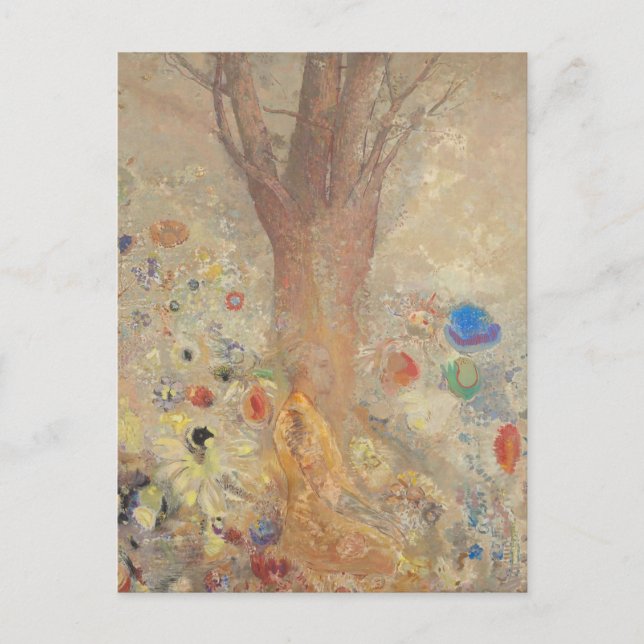 Buddha av Odilon Redon Vykort (Framsida)