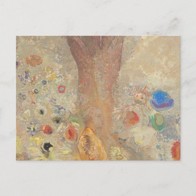 Buddha av Odilon Redon Vykort (Framsida)