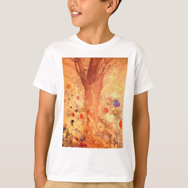 Buddha av Symbolist Painter Odilon Redon T Shirt (Framsida)