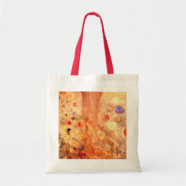 Buddha av Symbolist Painter Odilon Redon Tygkasse (Framsidan)