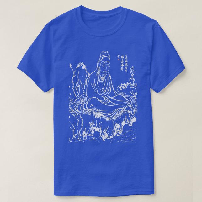 Buddha Avalokiteshvara Goddess Mercy Zen Art Me T Shirt (Design framsida)