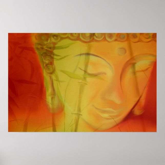 Buddha &Bambus Poster (Framsidan)