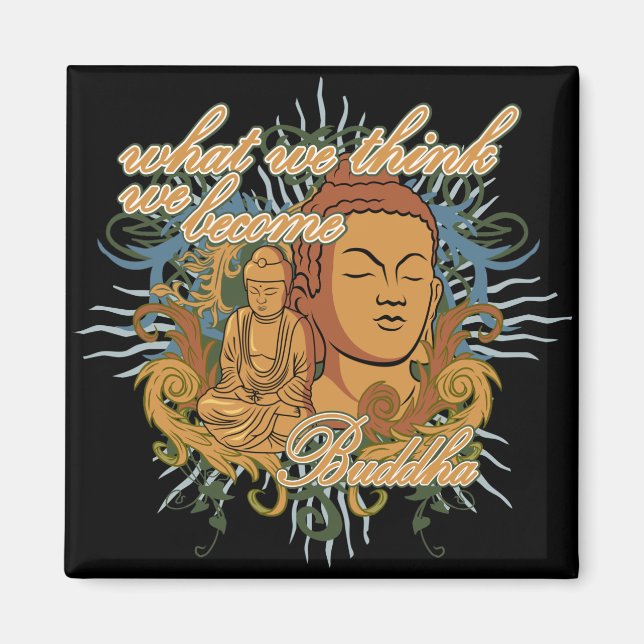 Buddha Become-citat Magnet (Framsidan)