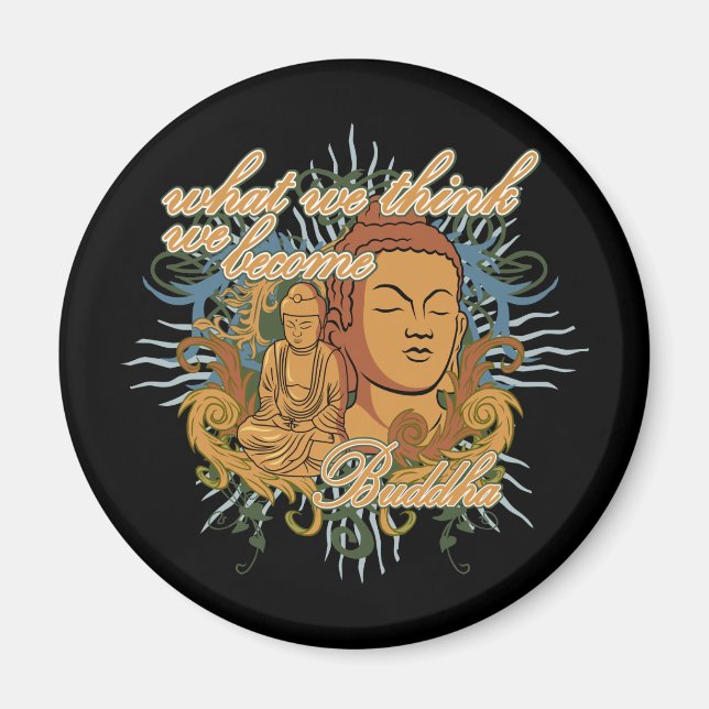 Buddha Become-citat Magnet (Framsidan)