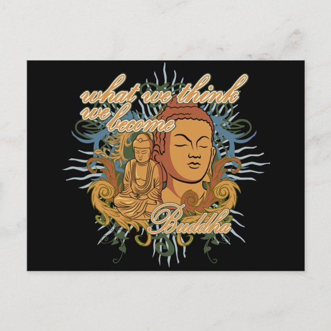 Buddha Become-citat Vykort (Framsida)