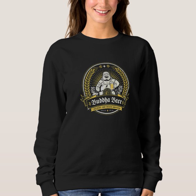 Buddha Beer-etikett T Shirt (Framsida)