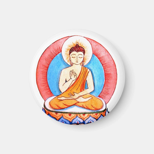 Buddha Bild. Magnet (Framsidan)