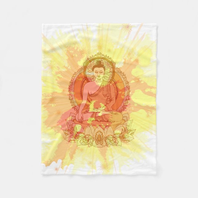 Buddha Blanket Fleecefilt (Framsidan)