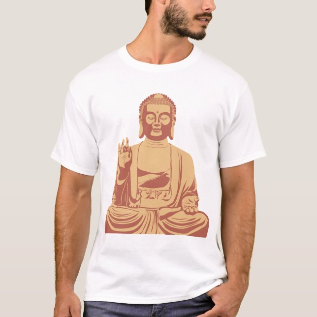 Buddha Blessing T Shirt (Framsida)