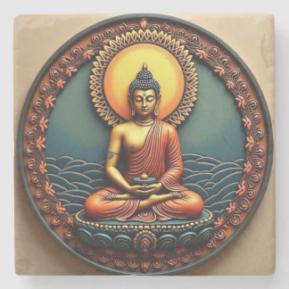 Buddha blessings coaster stenunderlägg