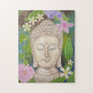 Buddha blommapussel pussel