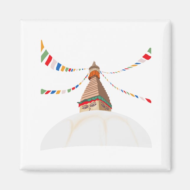 Buddha Boudha Swayambhu Magnet (Framsidan)