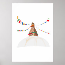 Buddha Boudha Swoyambhu Poster