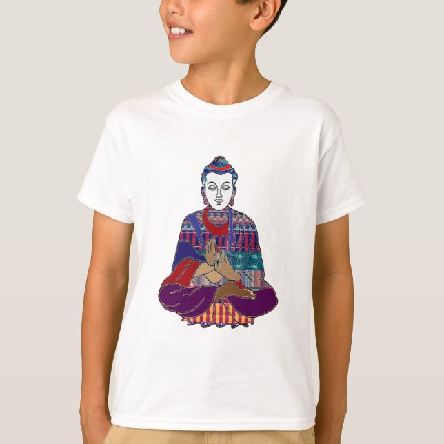 BUDDHA Buddhism Kind Kärlek Light Devotion NVN634 T-shirt (Framsida)