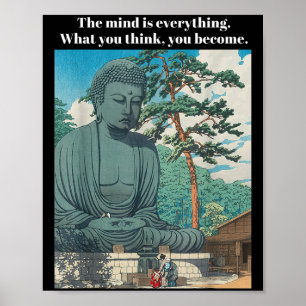 Buddha-buddhism Meditation Positi Poster