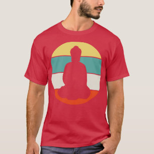 Buddha Buddhism Meditation Retro T Shirt