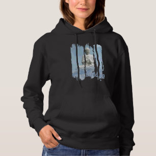 Buddha Buddhism Mode Kvinnor Män Meditation Blå T Shirt