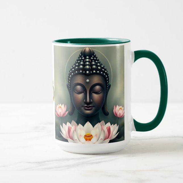 Buddha Buddhism Zen Spirituality Peace Mugg (Höger)