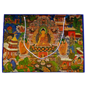 Buddha buddistisk buddism som välsignar den Boho