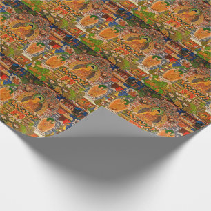 Buddha buddistisk buddism som välsignar den Boho Presentpapper