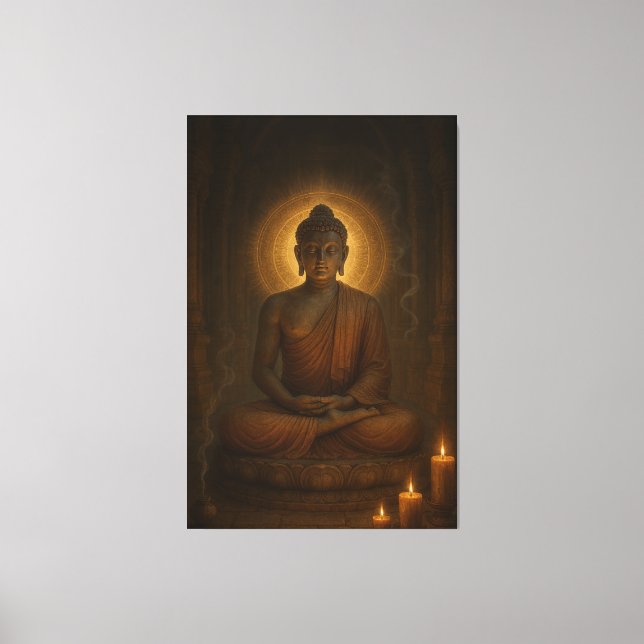 Buddha Canvastryck (Framsida)