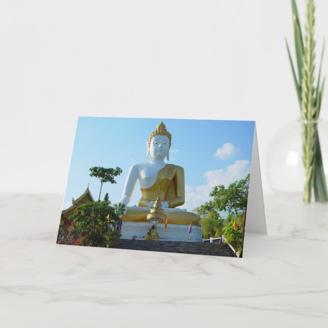 Buddha Chiang Mai Thailand tomt kort (Framsida)