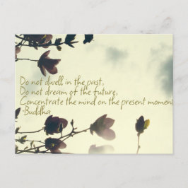 Buddha-citat om det förflutna vykort