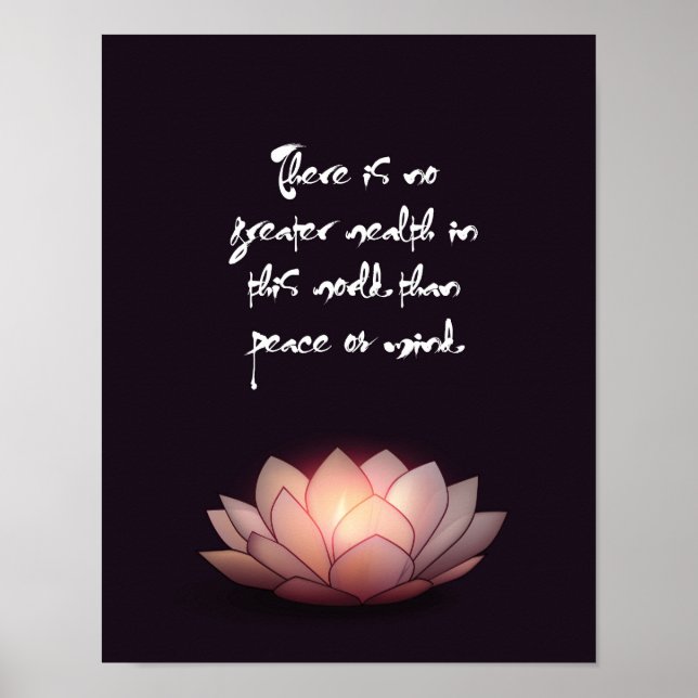 Buddha-citat om Life Poster (Framsidan)