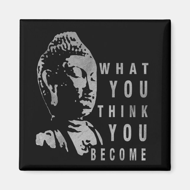 Buddha-citat om livets motivation magnet (Framsidan)
