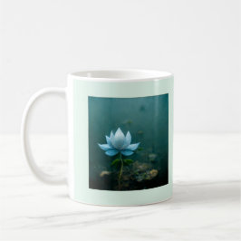 Buddha-citat om opinionsbildare BLUE lotus Kaffemugg
