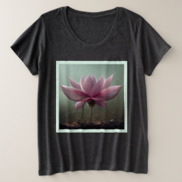 Buddha-citat: opinionsbildare 2 sidor ROSA lotus T Shirt