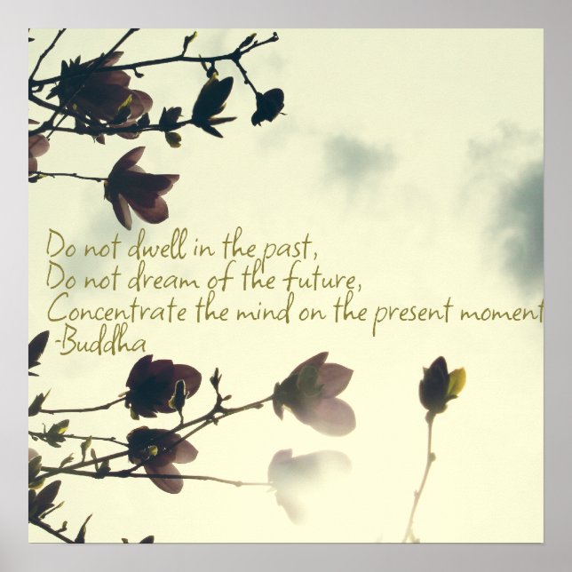 Buddha-citat på klippet poster (Framsidan)