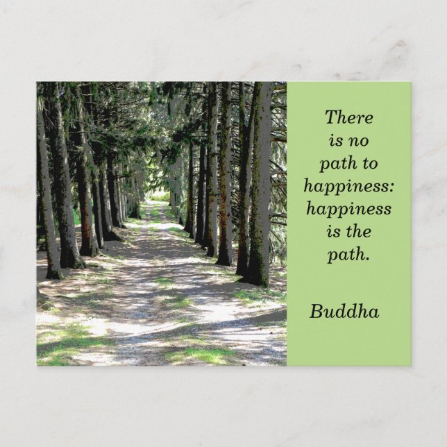 Buddha-citat - vykort (Framsida)