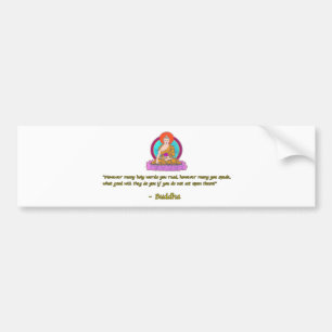 Buddha citationstecken #1 bildekal