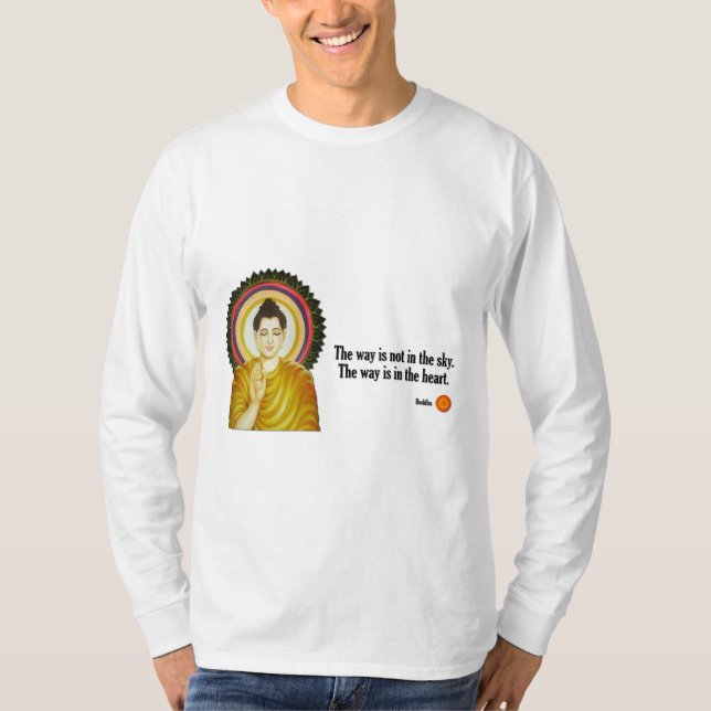 Buddha citationstecken: "Är långt inte i sky.en T-shirt (Framsida)