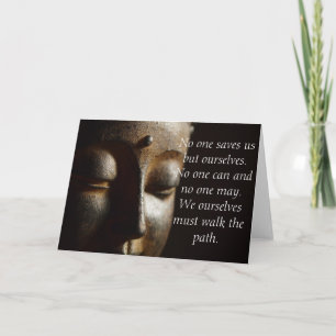 Buddha citationstecken: Inspirera kort