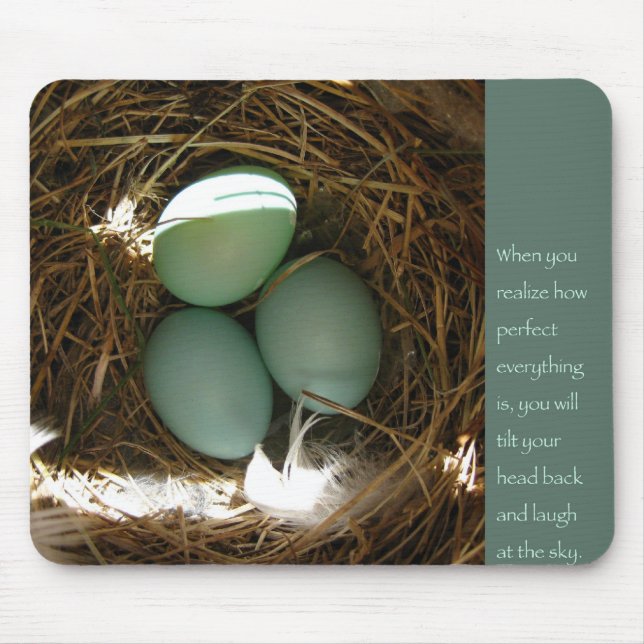 Buddha citationstecken Mousepad Musmatta (Framsidan)