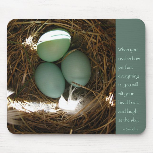 Buddha citationstecken Mousepad Musmatta (Framsidan)